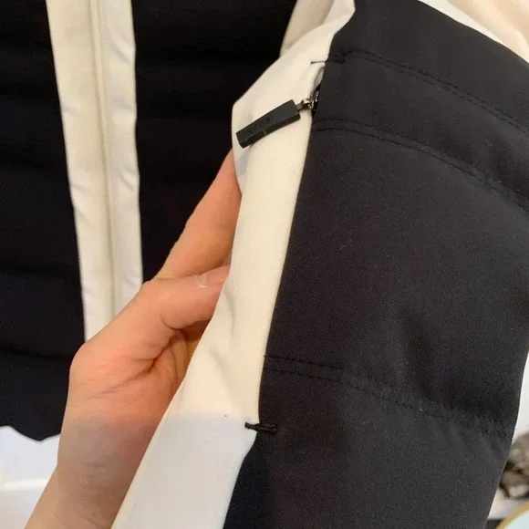 KJUS Women's Duana Down Ski Jacket - 36 Small US - Black / White EUC! - Picture 4 of 16